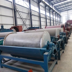 強磁滾筒濕式磁選機 鎳礦鎢礦除鐵器不易退磁 中厚機械
